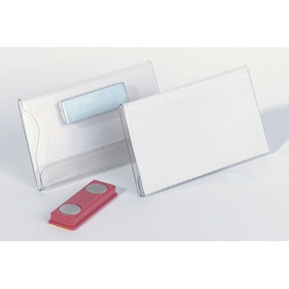 Produktabbildung: DURABLE Namensschild 811619 75x40mm Hartfolie tr 25 St./Pack.