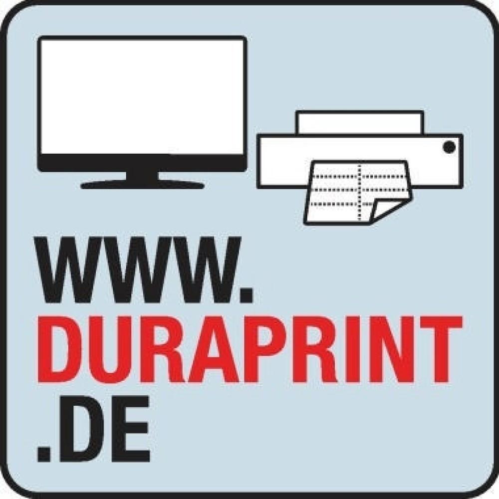 Produktabbildung Nr. 6: DURABLE Einsteckschild BADGEMAKER 145502 90x54mm weiß 200 St./Pack.