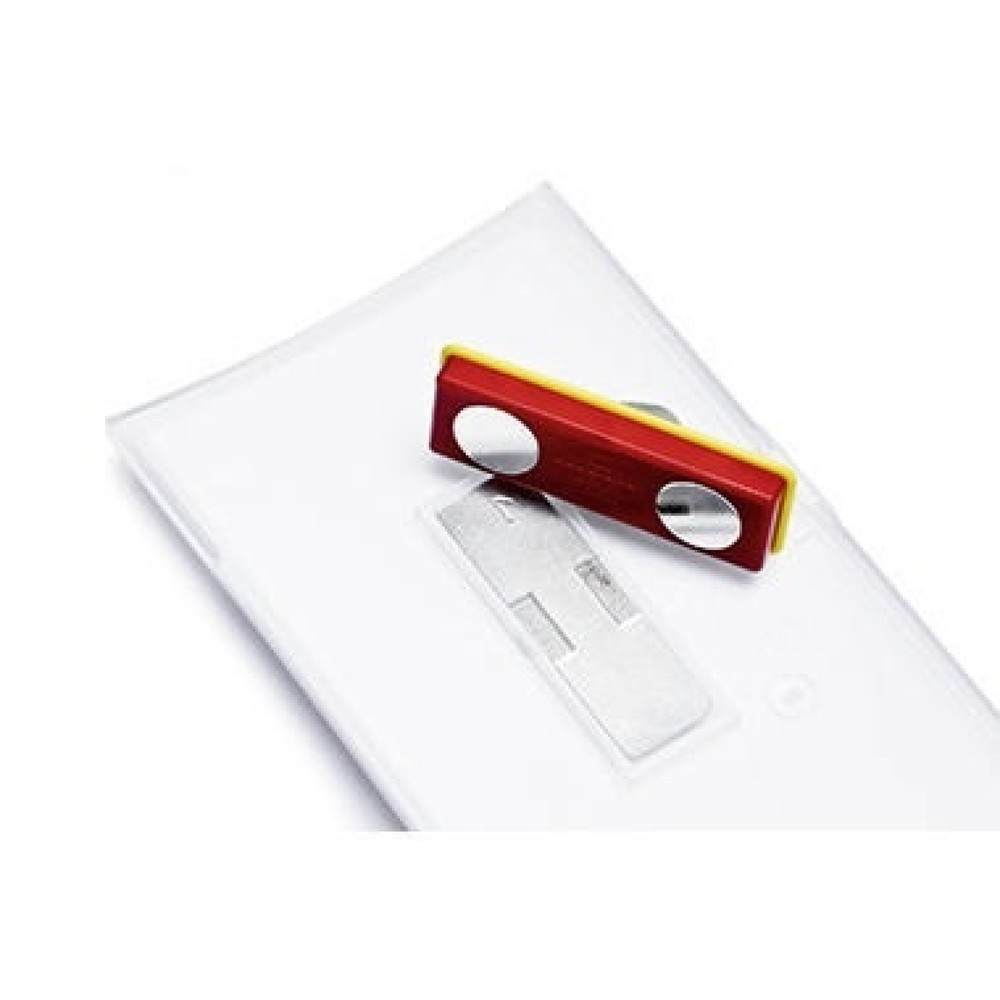 Produktabbildung: DURABLE Namensschild Click Fold 821219 75x40mm tr 10 St./Pack