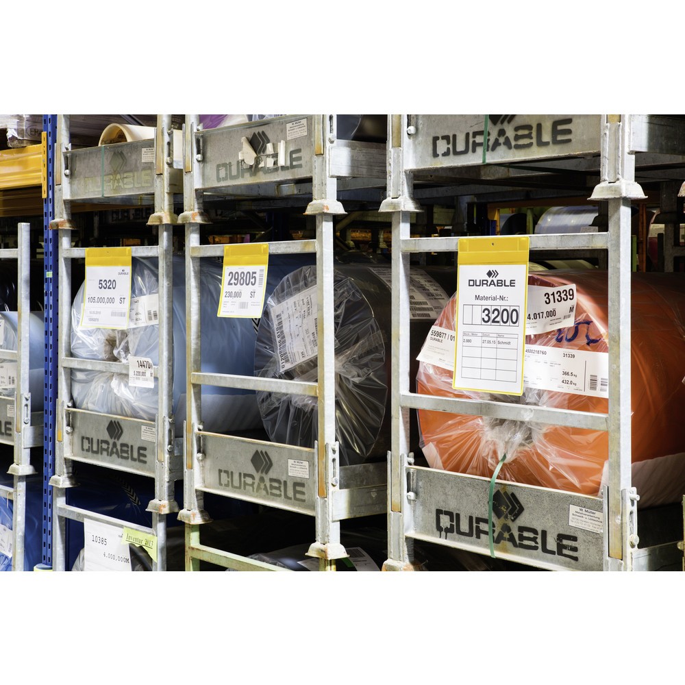 Produktabbildung Nr. 2: DURABLE Neodym-Magnettasche A4 hoch, gelb