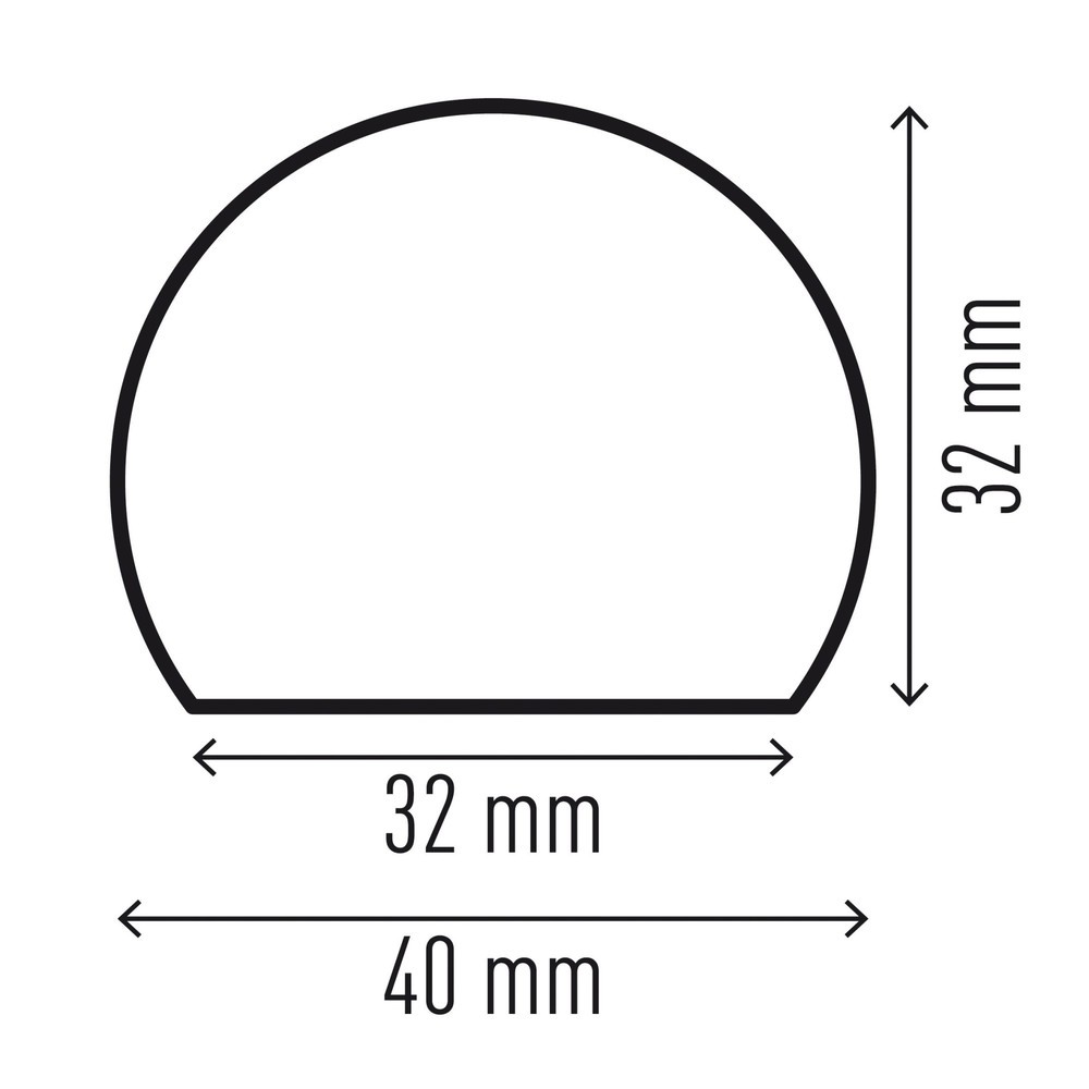 Produktabbildung Nr. 2: DURABLE Prallschutz für Flächen S30R, kreisförmig, HxL selbstklebend, 32 x 1.000 mm
