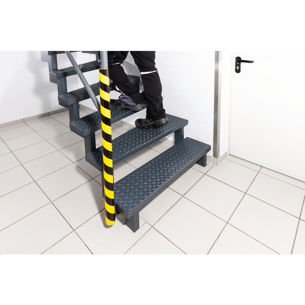 Produktabbildung Nr. 8: DURABLE Prallschutz für Rohre P30, halbkreisförmig, selbstklebend, 30 mm Ø, Länge 1 m