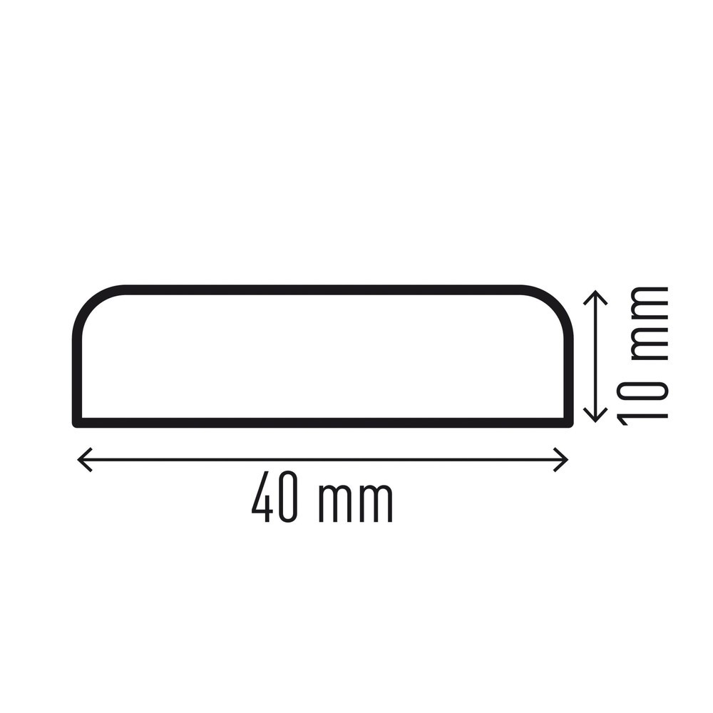 N° de l'image du produit 3 : Protection contre les chocs pour surfaces DURABLE S10, rectangulaire, autocollante, H x l 10 x 1 000 mm