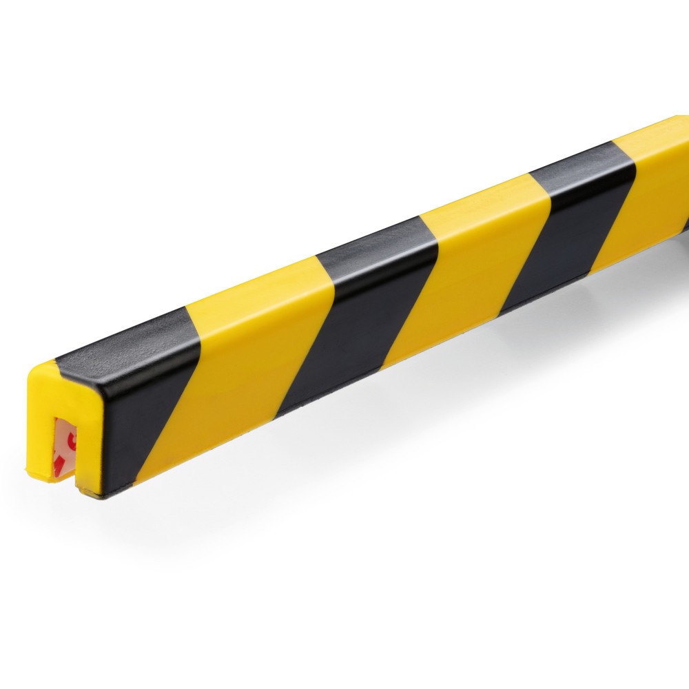 N° de l'image du produit 1 : Protection contre les chocs pour arêtes DURABLE E8, rectangulaire, autocollante, H x l 30 x 1 000 mm
