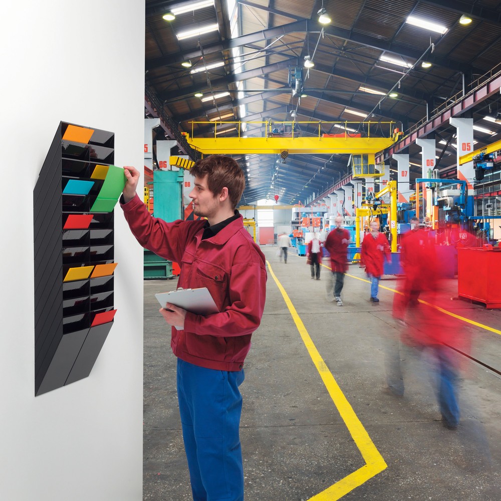 Produktabbildung Nr. 2: DURABLE Prospekthalter Flexiboxx, 12x DIN A4, Hochformat, schwarz