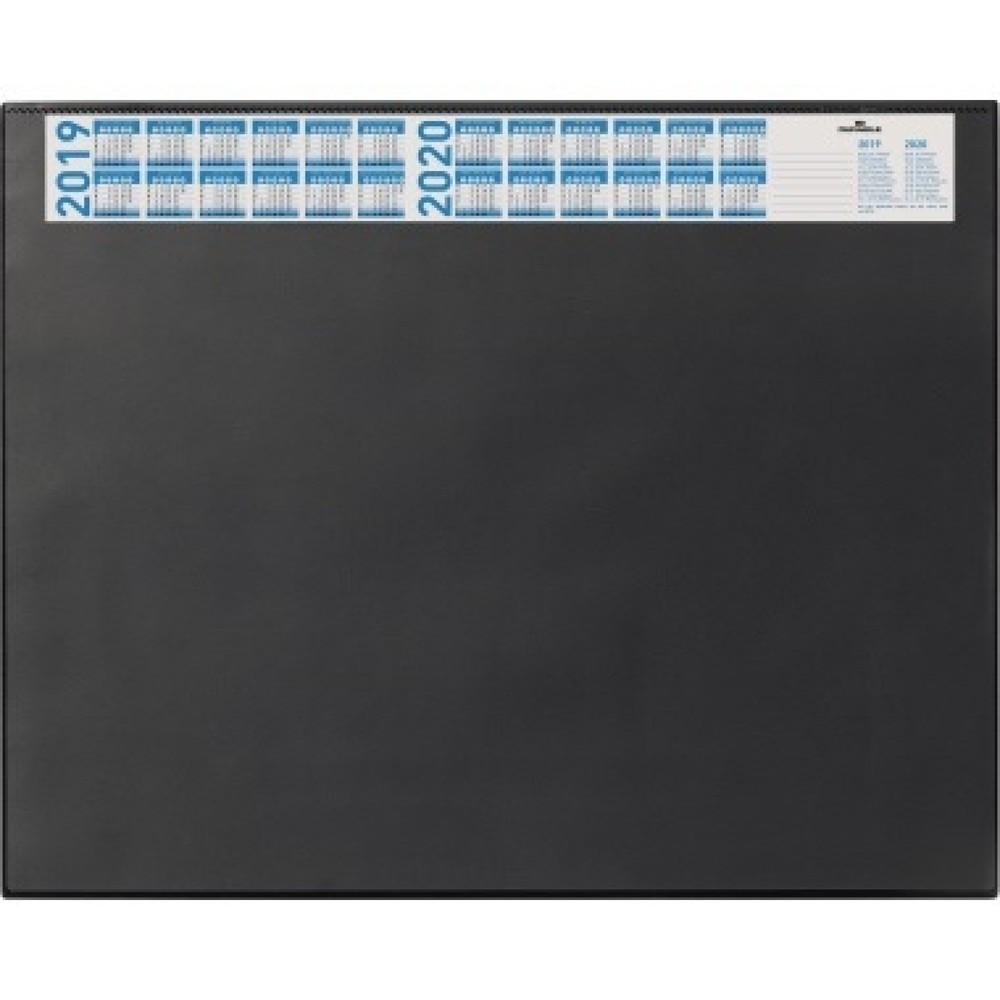 Produktabbildung: DURABLE Schreibunterlage 720401 520x650mm Jahreskalender schwarz