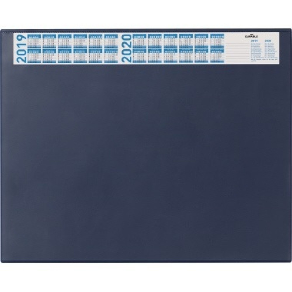Produktabbildung: DURABLE Schreibunterlage 720407 520x650mm Jahreskalender dunkelblau
