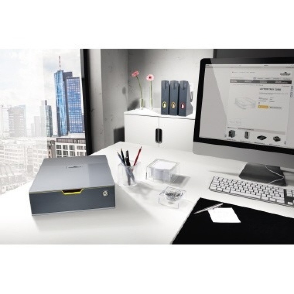 Produktabbildung Nr. 2: DURABLE Schubladenbox VARICOLOR 1 SAFE 760127 Schloss 1Fach gr/fb