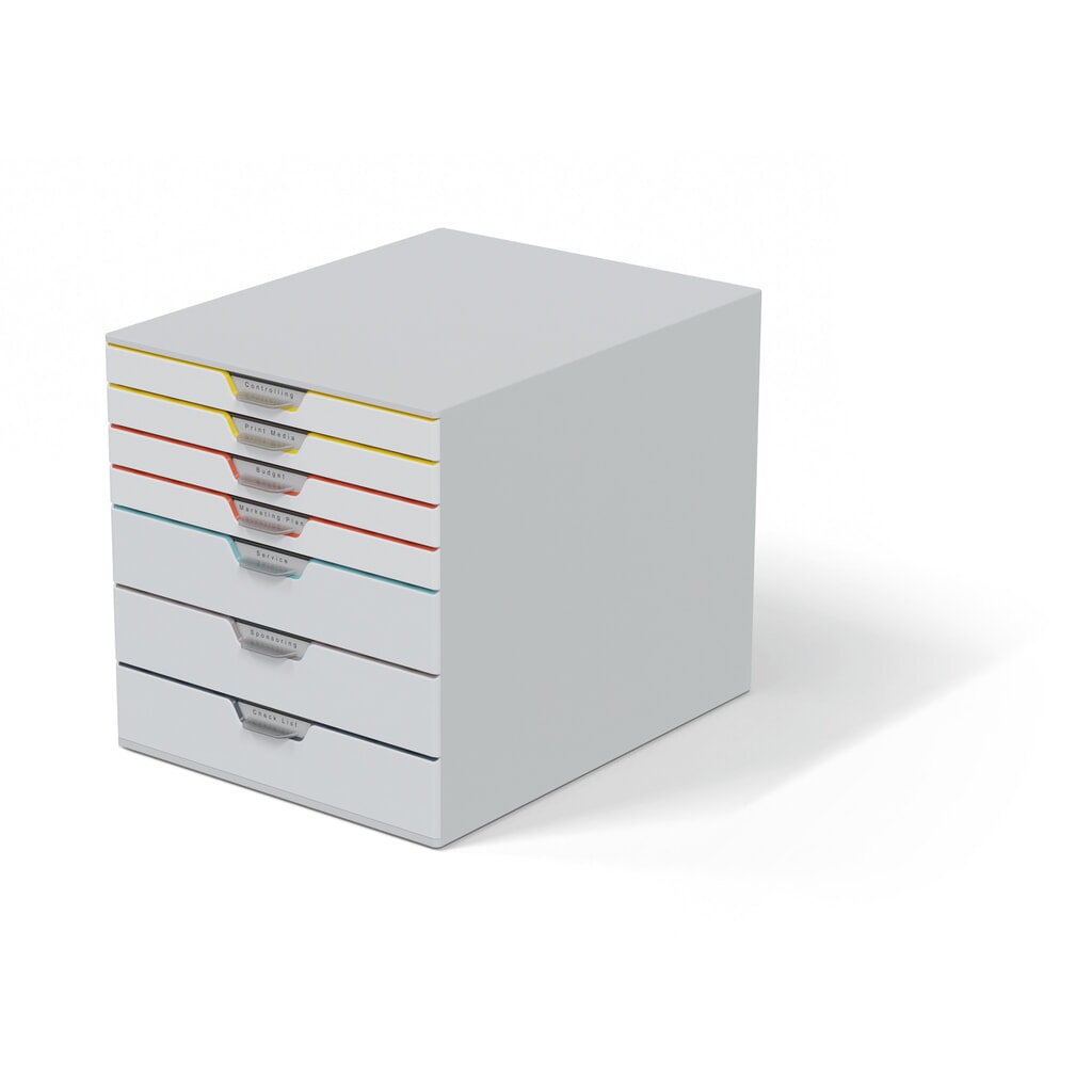 DURABLE Schubladenbox VARICOLOR® MIX 7 Produktabbildung: DURABLE Schubladenbox VARICOLOR® MIX 7