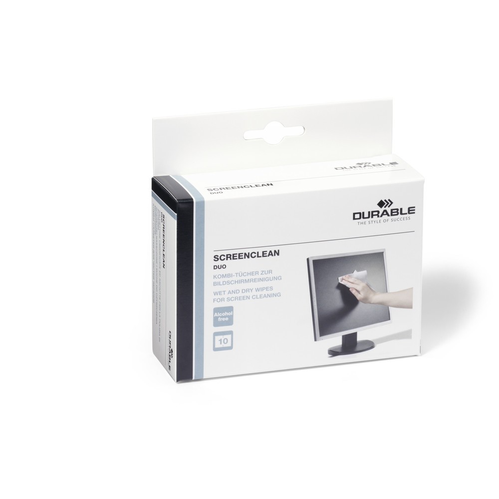 Produktabbildung Nr. 1: DURABLE SCREENCLEAN DUO 400er SET