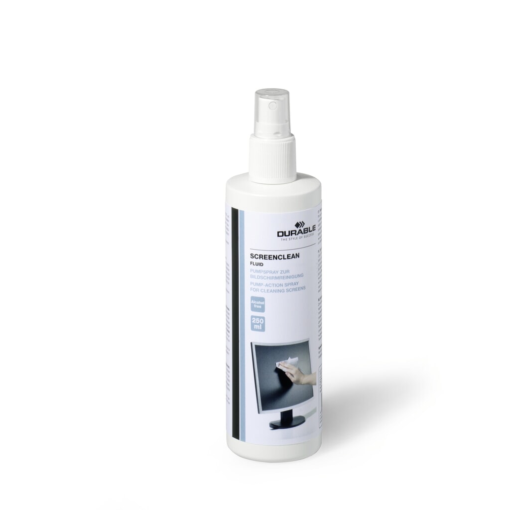 Produktabbildung: DURABLE SCREENCLEAN FLUID 20er SET