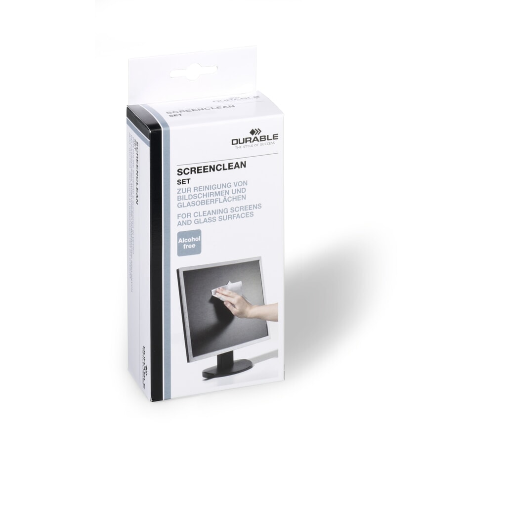 DURABLE SCREENCLEAN SET 20er SET Produktabbildung: DURABLE SCREENCLEAN SET 20er SET