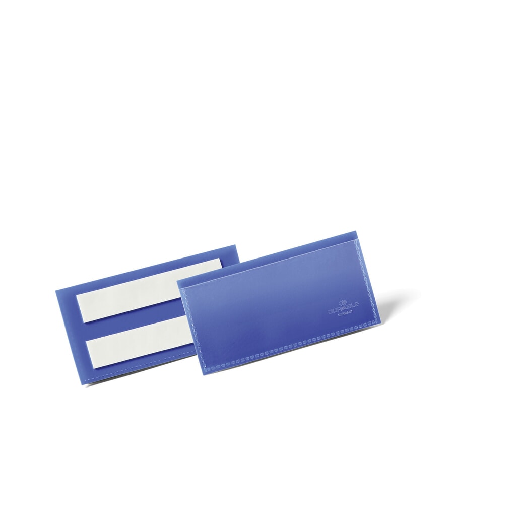 Produktabbildung: DURABLE Selbstklebende Etikettentasche 100 x 38 mm