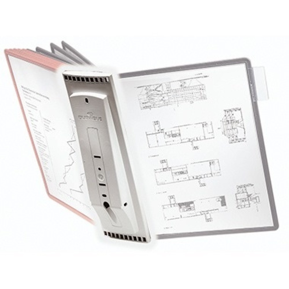 Produktabbildung Nr. 2: DURABLE Sichttafelständer SHERPA wall module 10 562110 101x326mm gr