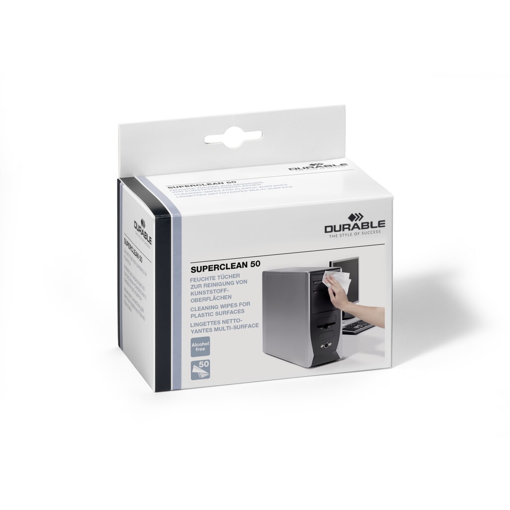 DURABLE SUPERCLEAN 50 1000er SET Produktabbildung: DURABLE SUPERCLEAN 50 1000er SET
