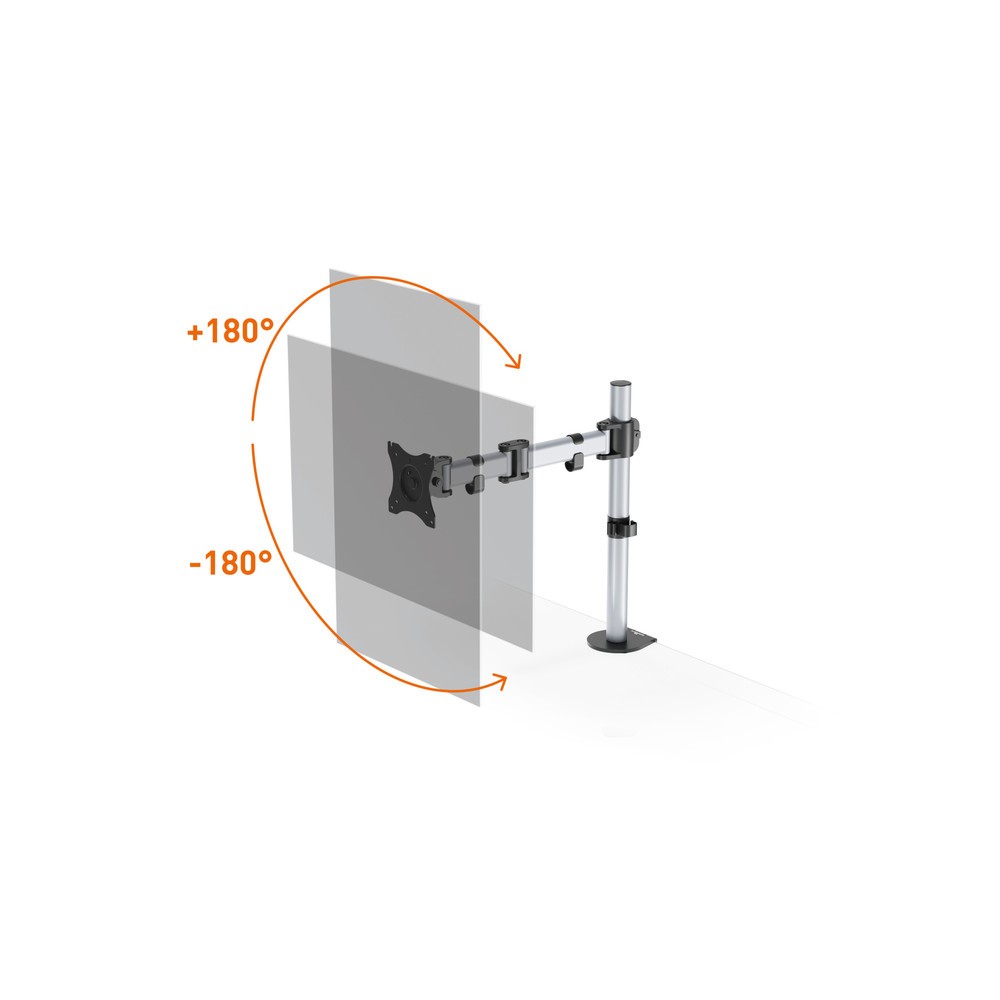 N° de l'image du produit 5 : DURABLE Support d’écran SELECT pour 1 écran, fixation sur table