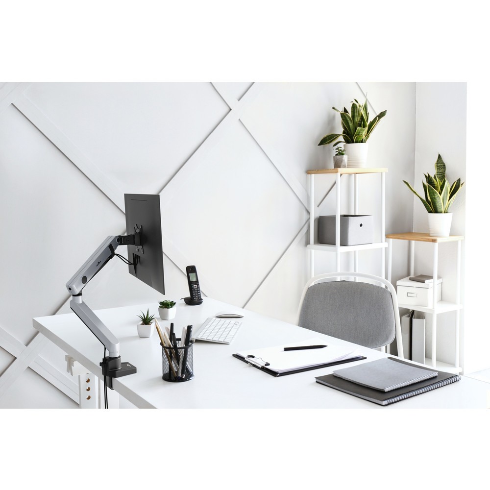 N° de l'image du produit 2 : DURABLE Support d’écran SELECT PLUS avec bras pour 1 écran, fixation sur table