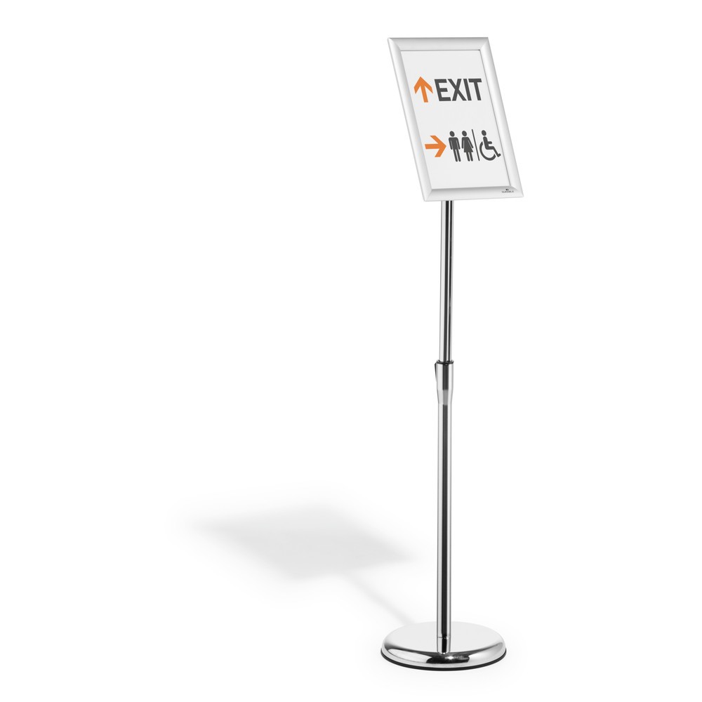 N° de l'image du produit 2 : DURABLE Support d'information sur pied avec cadre clipsable en aluminium, A4