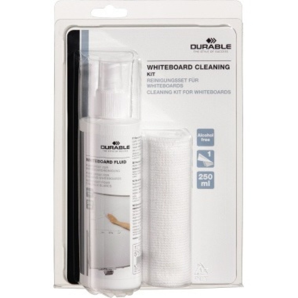 Produktabbildung: DURABLE Whiteboardreiniger 583300 250ml +Mikrofasertuch