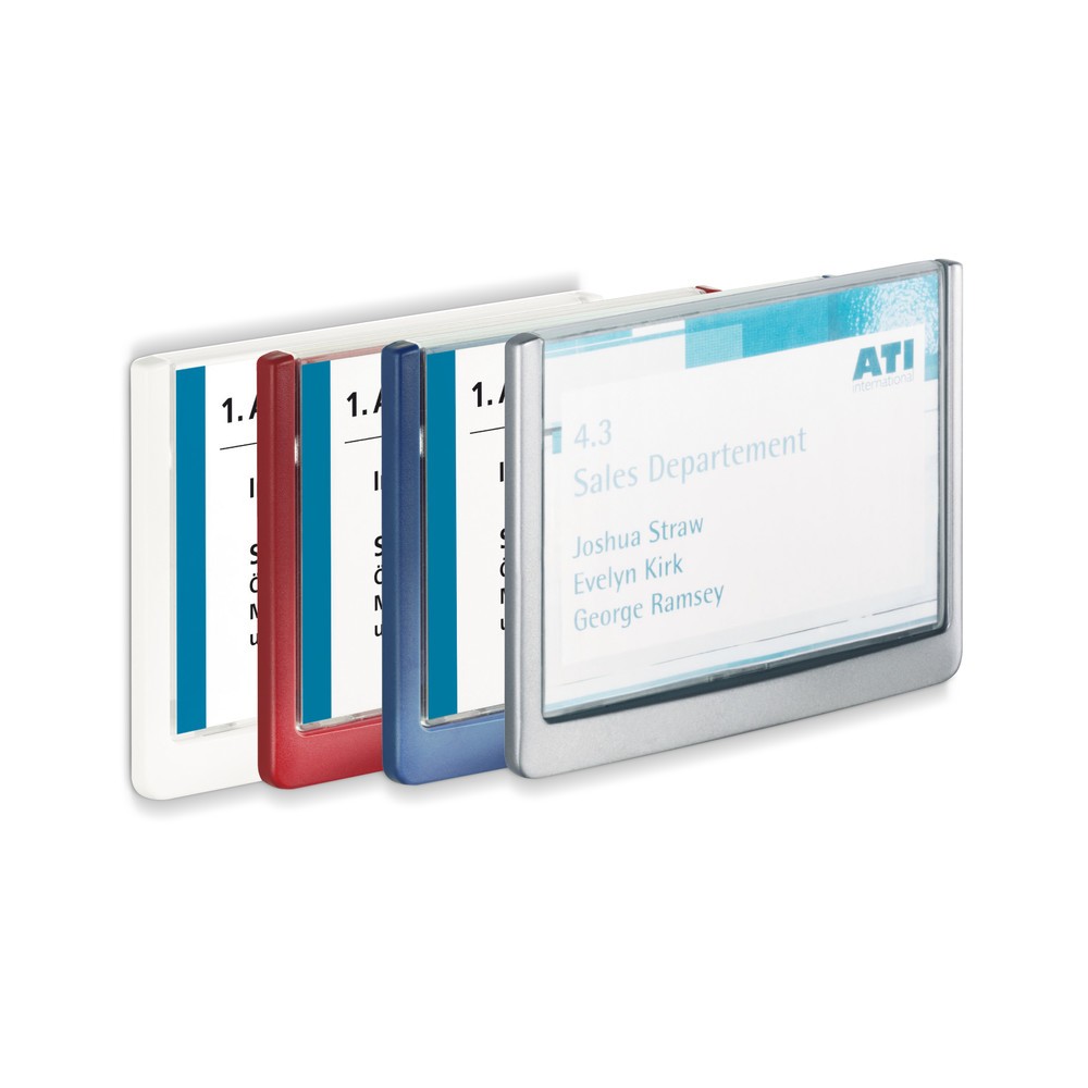 Produktabbildung Nr. 2: DURABLE Türschild Click Sign, HxB 105,5 x 149 mm, dunkelblau