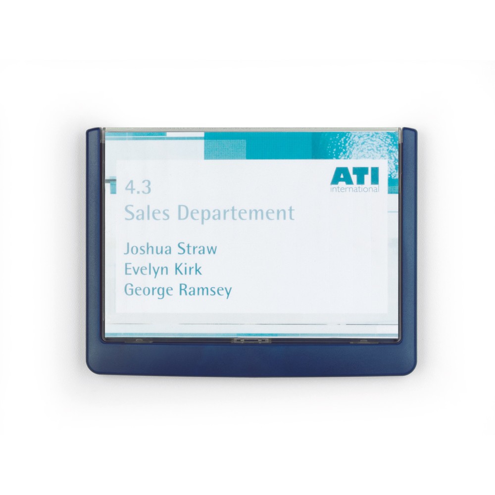 Produktabbildung Nr. 1: DURABLE Türschild Click Sign, HxB 105,5 x 149 mm, dunkelblau