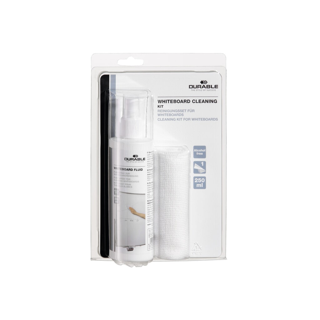 DURABLE WHITEBOARD CLEANING KIT 20er SET Produktabbildung Nr. 1: DURABLE WHITEBOARD CLEANING KIT 20er SET