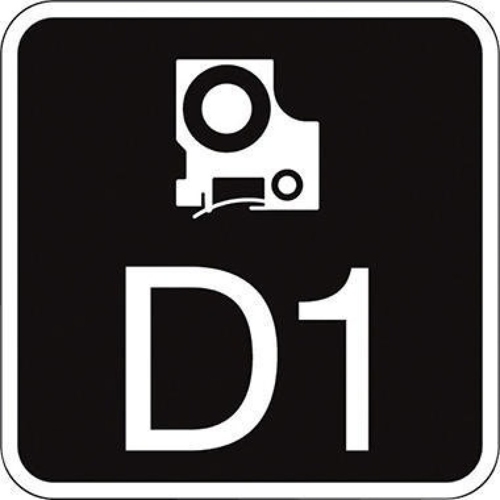 Produktabbildung Nr. 2: DYMO Schriftbandkassette D1 S0720560 12mmx7m sw auf bl