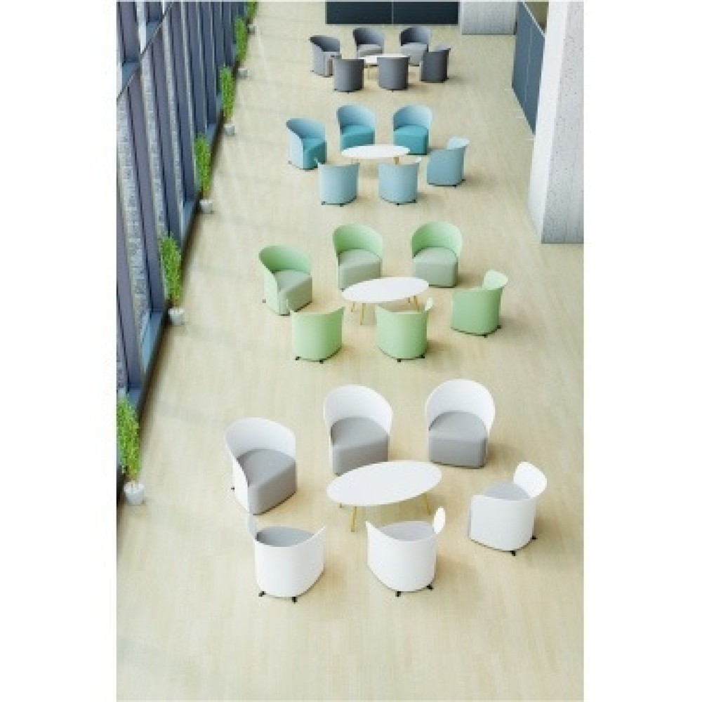 Produktabbildung Nr. 2: easyDesk Beistelltisch scandi TBS85.23.13 50x85cm buche/weiß