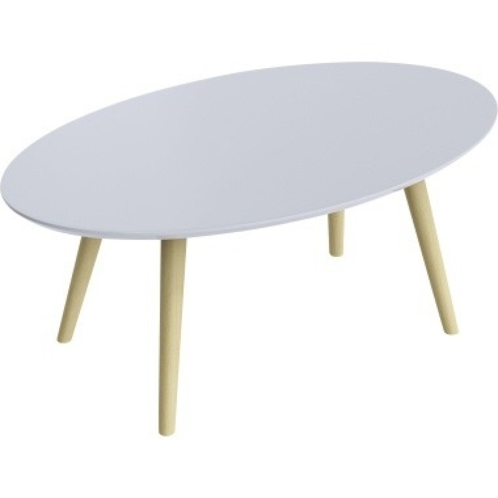 Produktabbildung: easyDesk Beistelltisch scandi TBS85.23.13 50x85cm buche/weiß