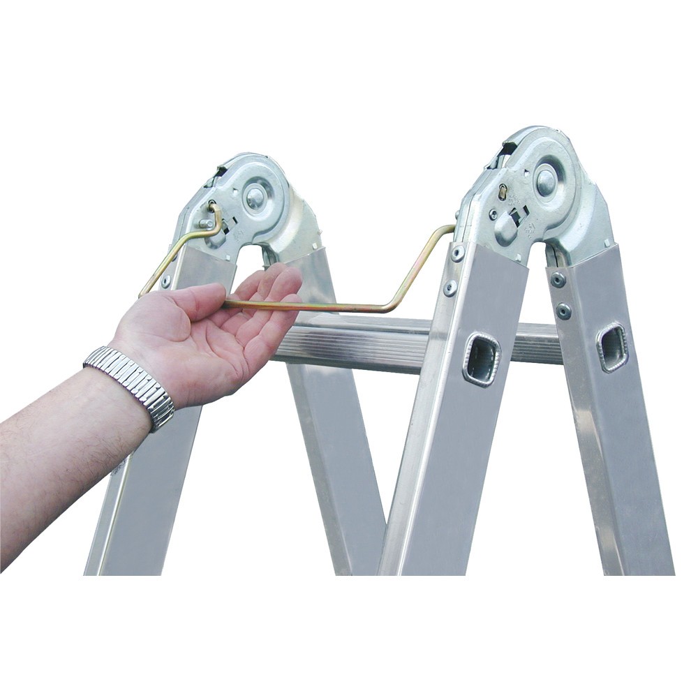 N° de l'image du produit 5 : Échelle articulée KRAUSE® Profi universelle, avec plate-forme, longueur totale 3,55 m