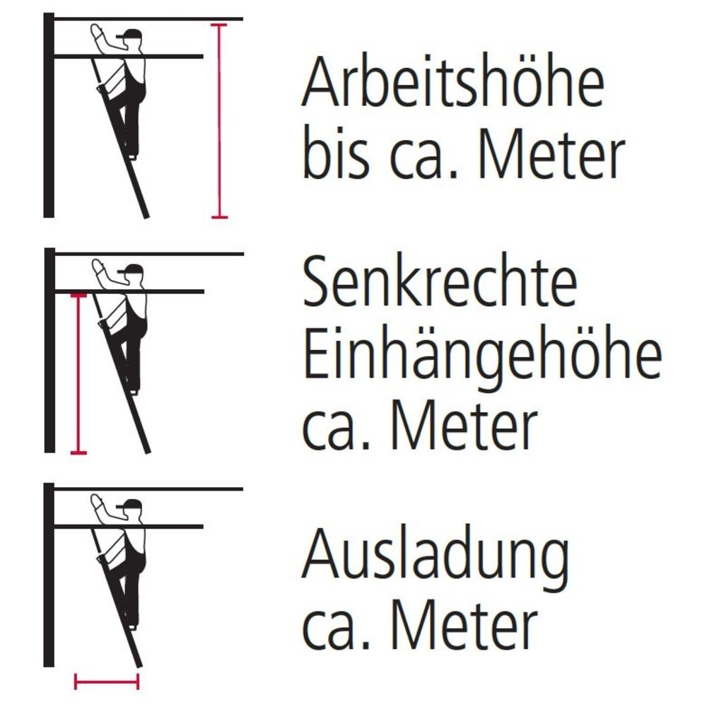 N° de l'image du produit 4 : Échelle de rayonnage à marches KRAUSE® avec crochet pour tube rond, hauteur déployée 0,70 m