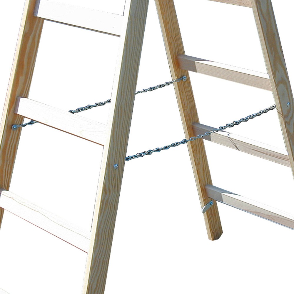 N° de l'image du produit 2 : Échelle à barreaux en bois KRAUSE®, accessible des deux côtés, hauteur déployée 0,50 m