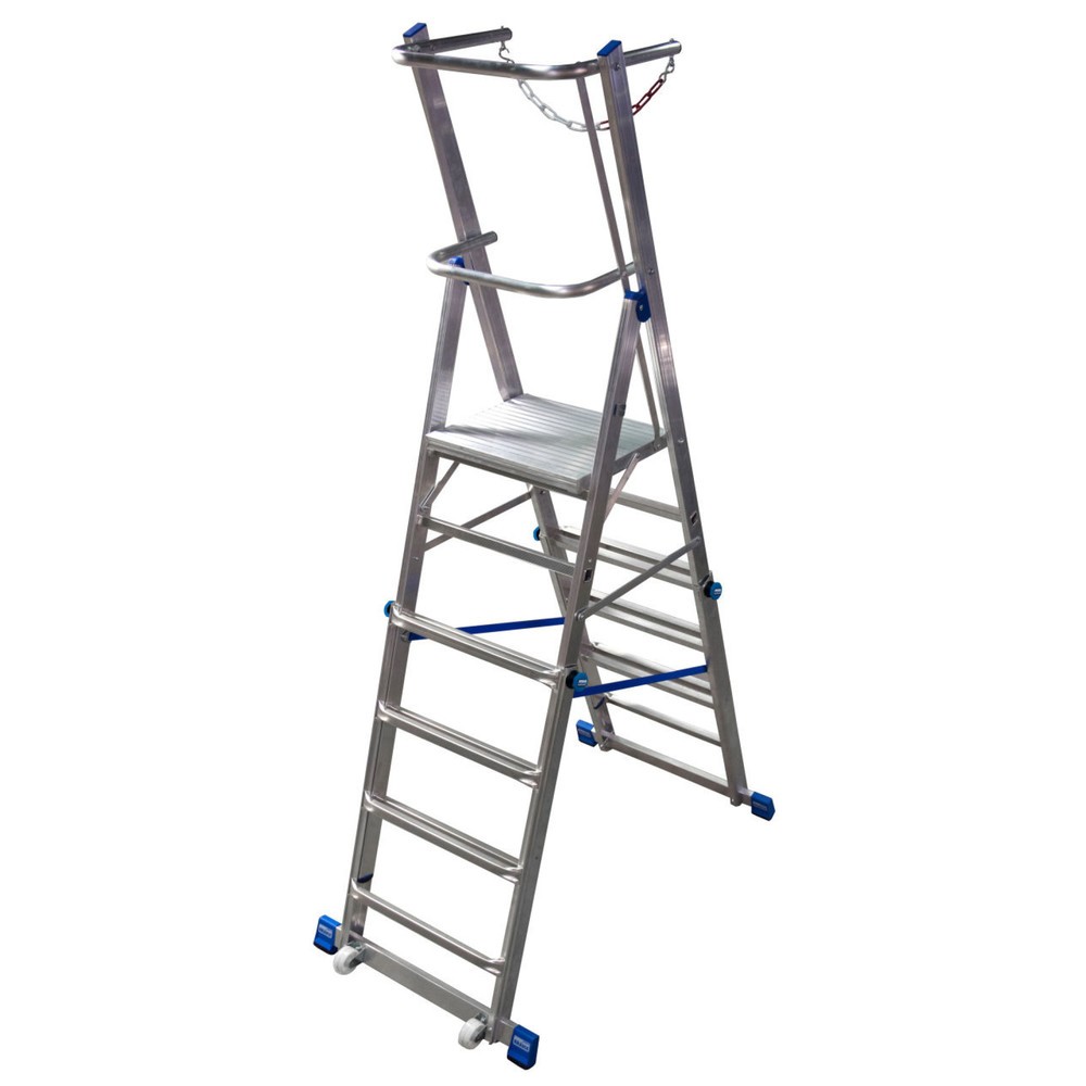 N° de l'image du produit 5 : Échelle plate-forme télescopique KRAUSE® STABILO, 6 à 8 barreaux
