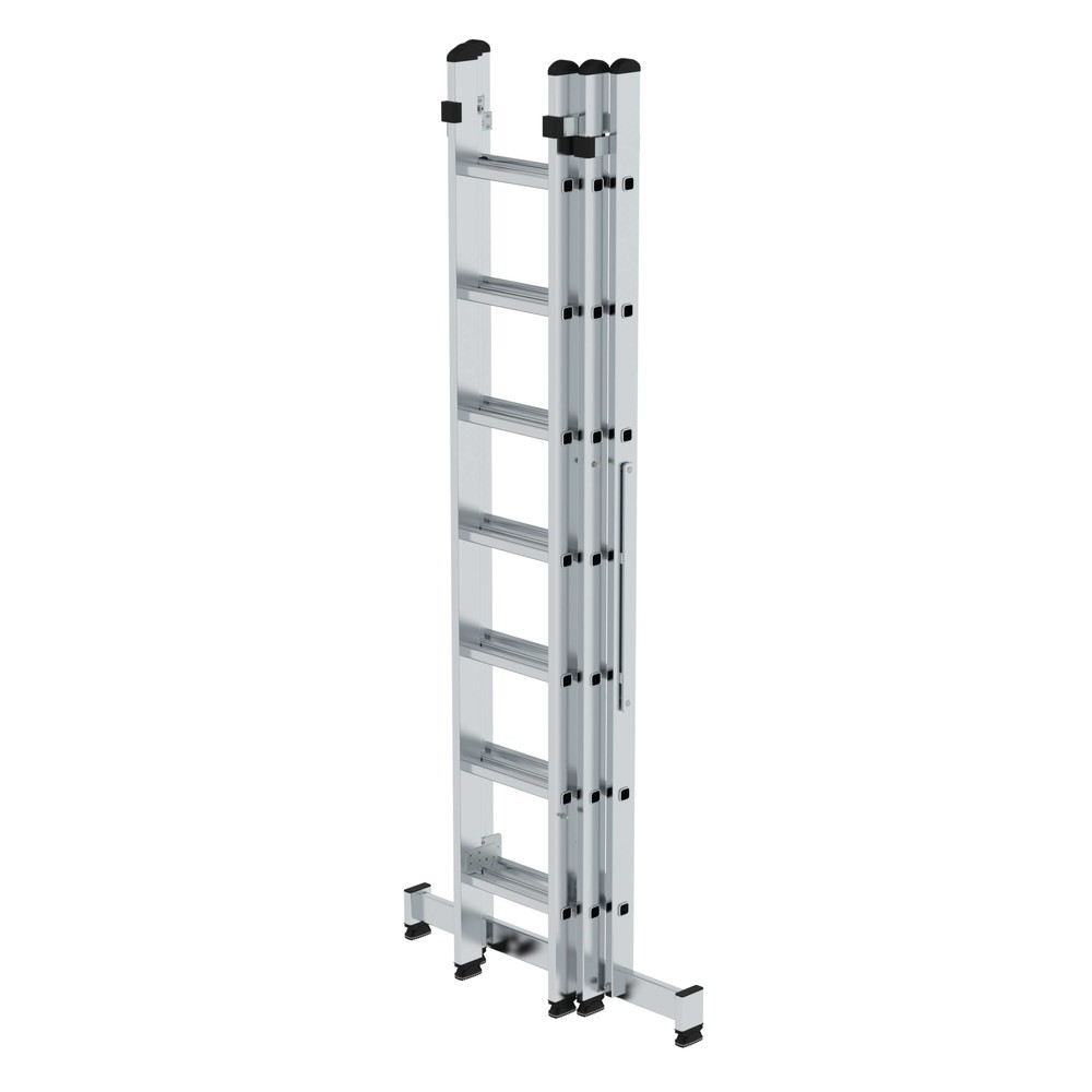 N° de l'image du produit 5 : Échelle polyvalente en 3 parties avec traverse nivello® 3x7 barreaux