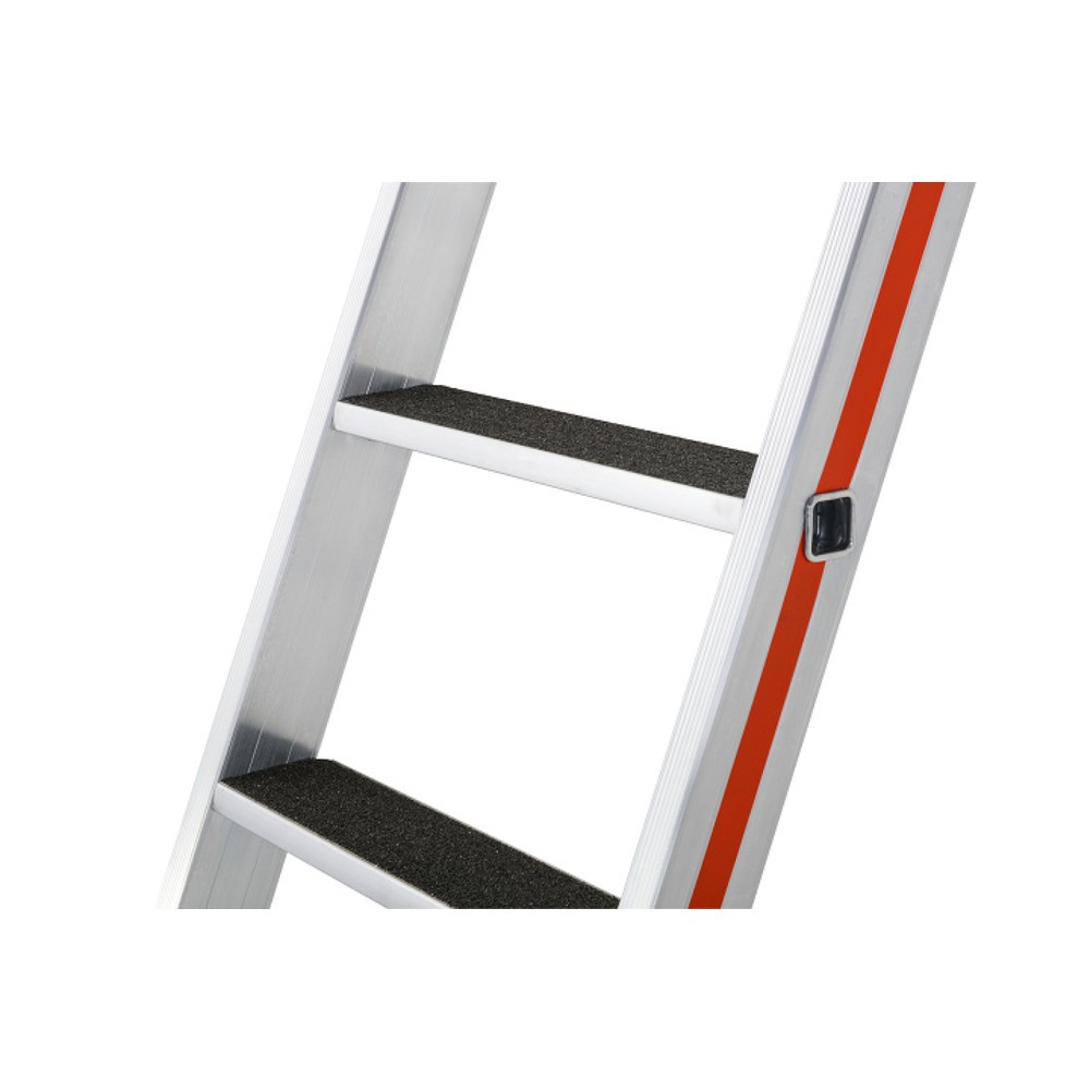 N° de l'image du produit 6 : Échelle simple à marches HYMER, revêtement R13, hauteur 1,17 m, 8 échelons