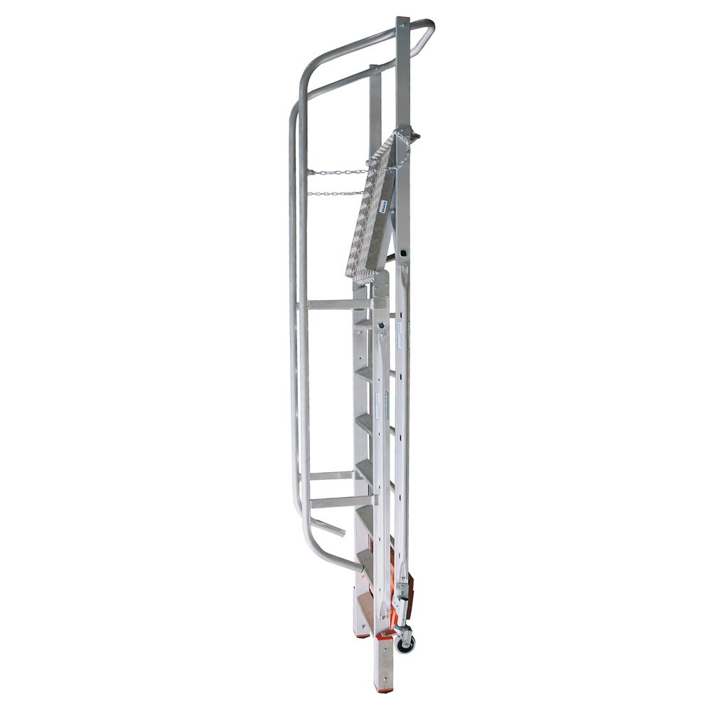 N° de l'image du produit 2 : KRAUSE® Échelle à plateforme STABILO Vario, lestage 20 kg, hauteur déployée 1,10 m