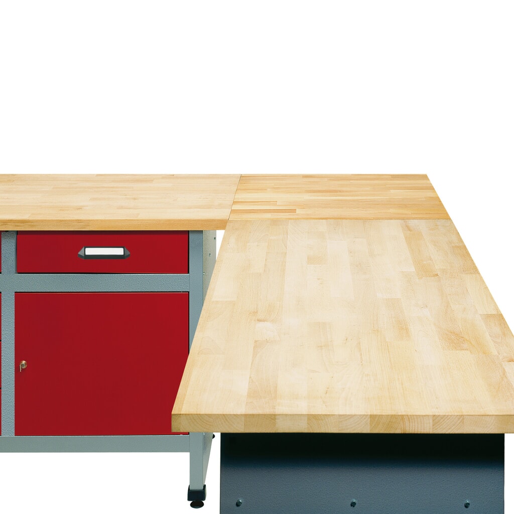 Eck-/Verbindungselement für Werkbank, BxT 600 x 600 mm, TK 300 kg Produktabbildung: Eck-/Verbindungselement für Werkbank, BxT 600 x 600 mm, TK 300 kg