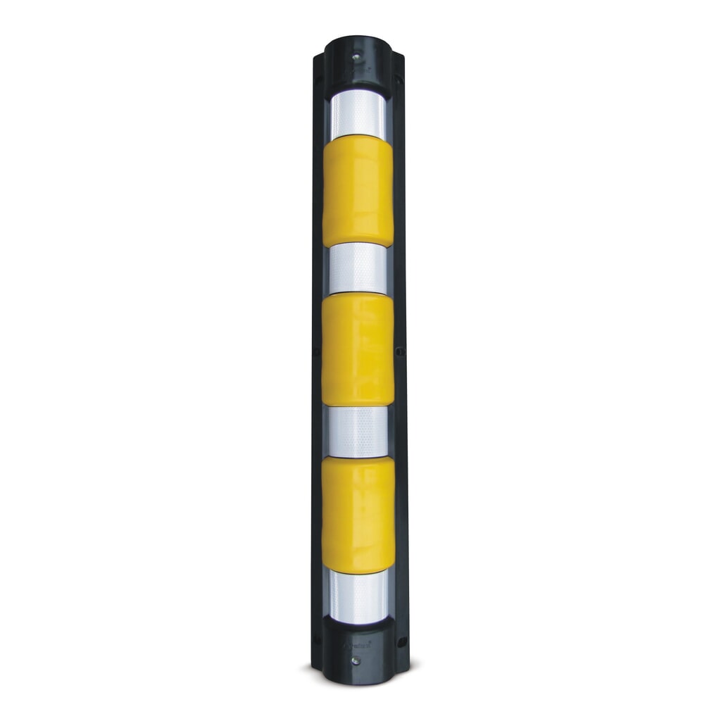 Eckschutzschiene, reflektierend, Länge 900 mm Produktabbildung: Eckschutzschiene, reflektierend, Länge 900 mm