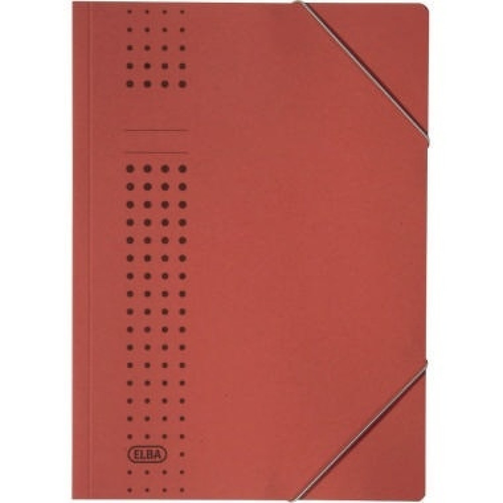 Produktabbildung: ELBA Eckspanner chic 400010059 DIN A4 150Bl. Karton rot