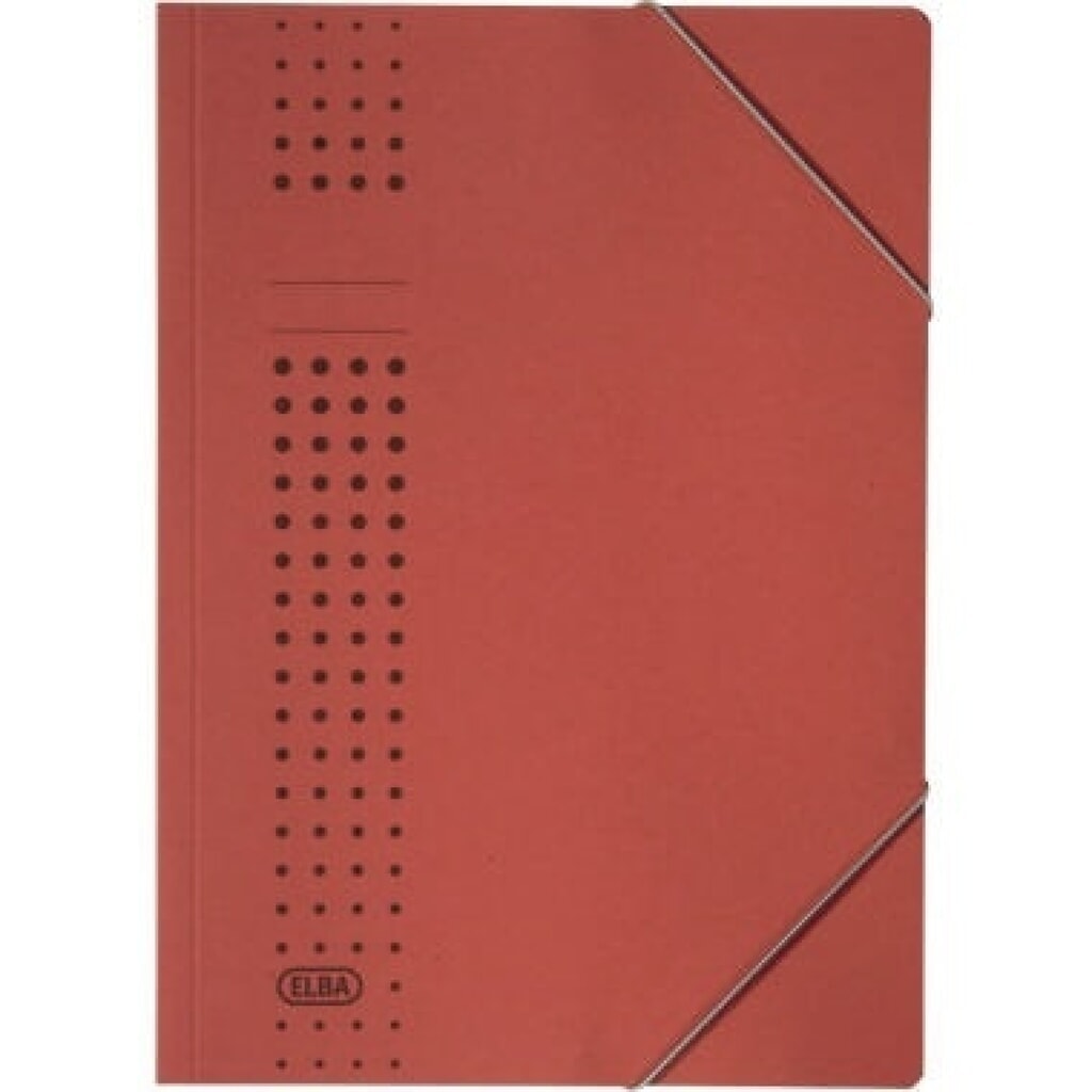 Produktabbildung: ELBA Eckspanner chic 400010059 DIN A4 150Bl. Karton rot