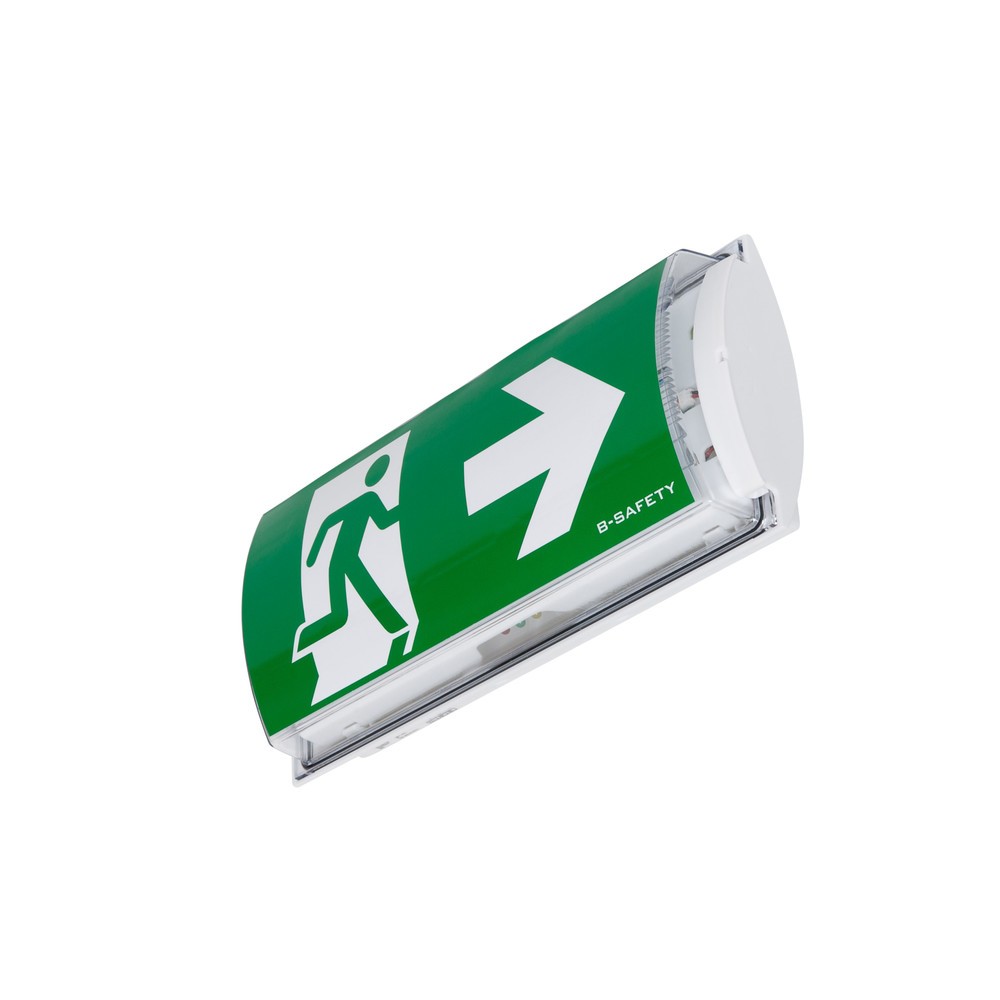 Illustration du produit: Éclairage de sécurité à pictogramme B-Safety FROST-LUX STANDARD, résistant au gel, avec fonction AUTOTEST, montage mural