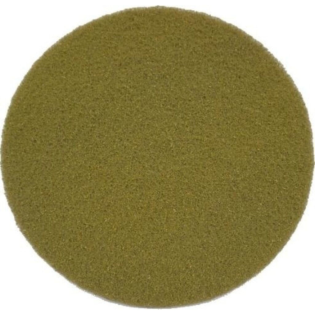 Produktabbildung: Nilfisk® Eco Brilliant Pad 17", Durchmesser 432 mm, Pack à 2 Stück, gelb