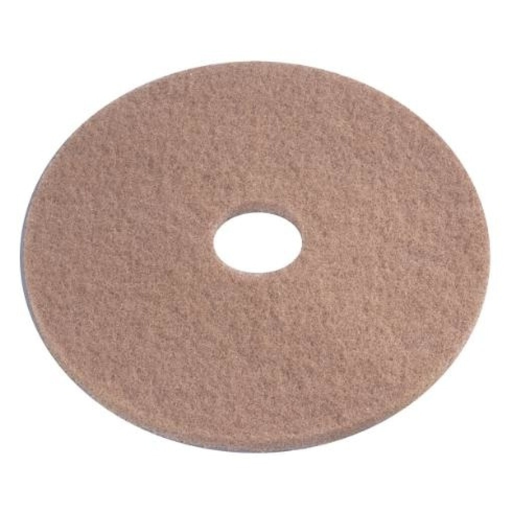 Produktabbildung: Nilfisk ® Eco Pad 17" , Durchmesser 432 mm, Pack à 5 Stück, braun