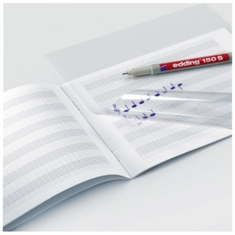 Produktabbildung Nr. 2: edding Folienschreiber 150 S 4-150002 non-permanent rot