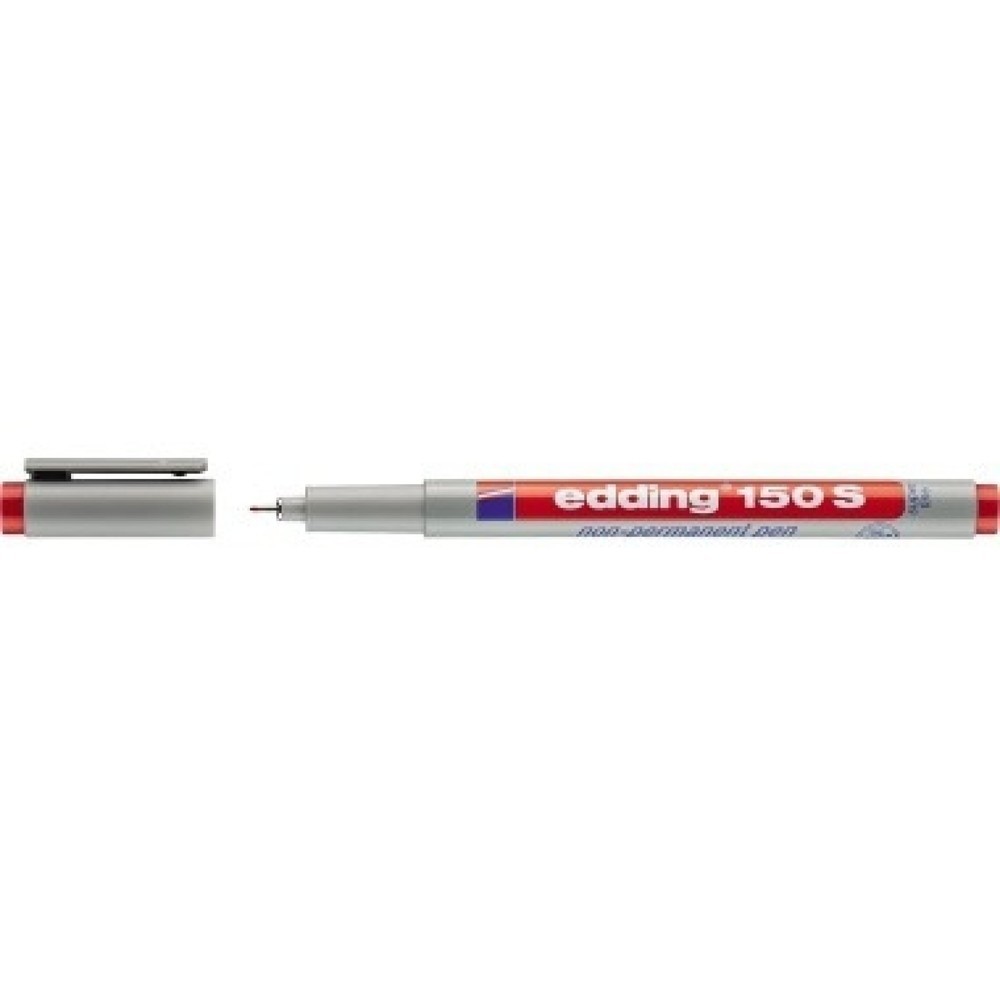 Produktabbildung: edding Folienschreiber 150 S 4-150002 non-permanent rot