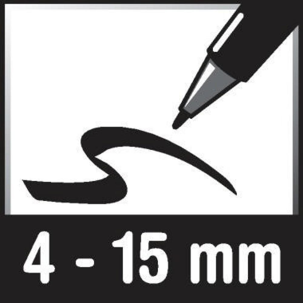 Produktabbildung Nr. 9: edding Kreidemarker 4090 4-4090001 4-15mm Keilspitze schwarz