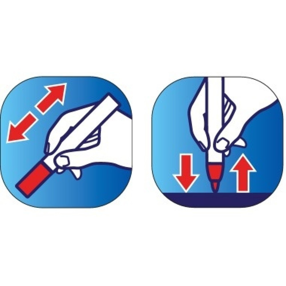 Produktabbildung Nr. 3: edding Permanentmarker creative 751 4-751-9-049 1-2mm Rundspitze weiß
