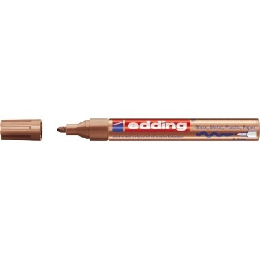 edding Lackmarker 750 4-750-9-055 2-4mm Rundspitze kupfer Produktabbildung: edding Lackmarker 750 4-750-9-055 2-4mm Rundspitze kupfer