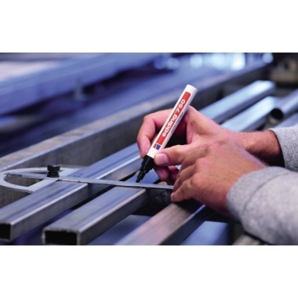 Produktabbildung Nr. 5: edding Lackmarker 750 4-750006 2-4mm Rundspitze permanent orange