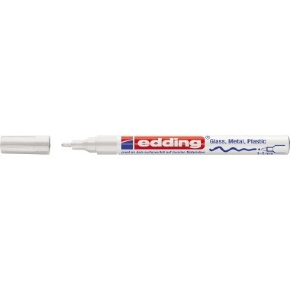 Produktabbildung: edding Permanentmarker creative 751 4-751-9-049 1-2mm Rundspitze weiß